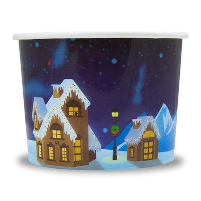 UNIQ® 8 oz Santa Claus is Coming Ice Cream Cups