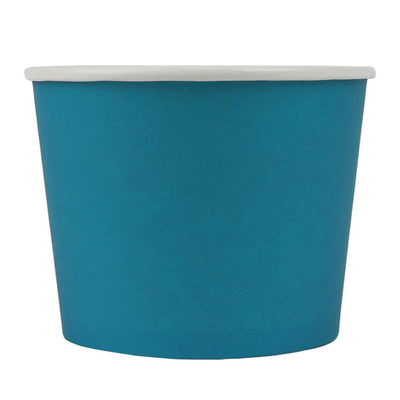 UNIQ® 12 oz Blue Eco-Friendly Compostable Ice Cream Cups