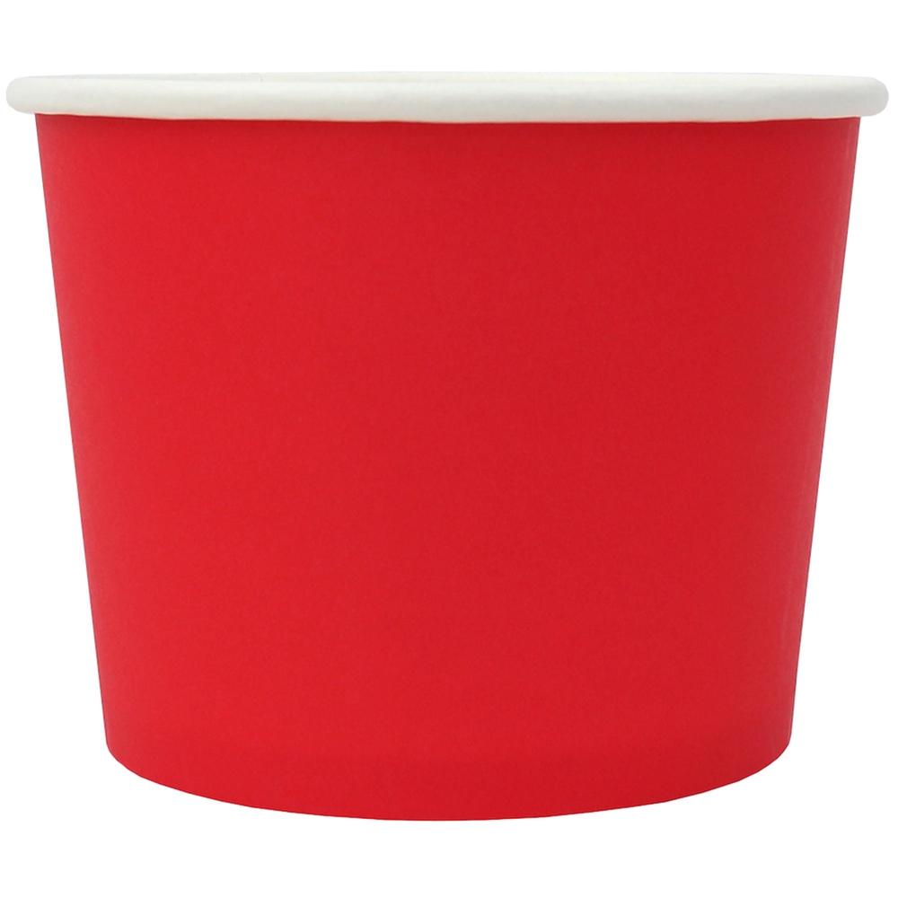 UNIQ® 12 oz Red Eco-Friendly Compostable Ice Cream Cups