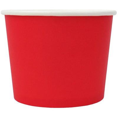 UNIQ® 12 oz Red Eco-Friendly Compostable Ice Cream Cups