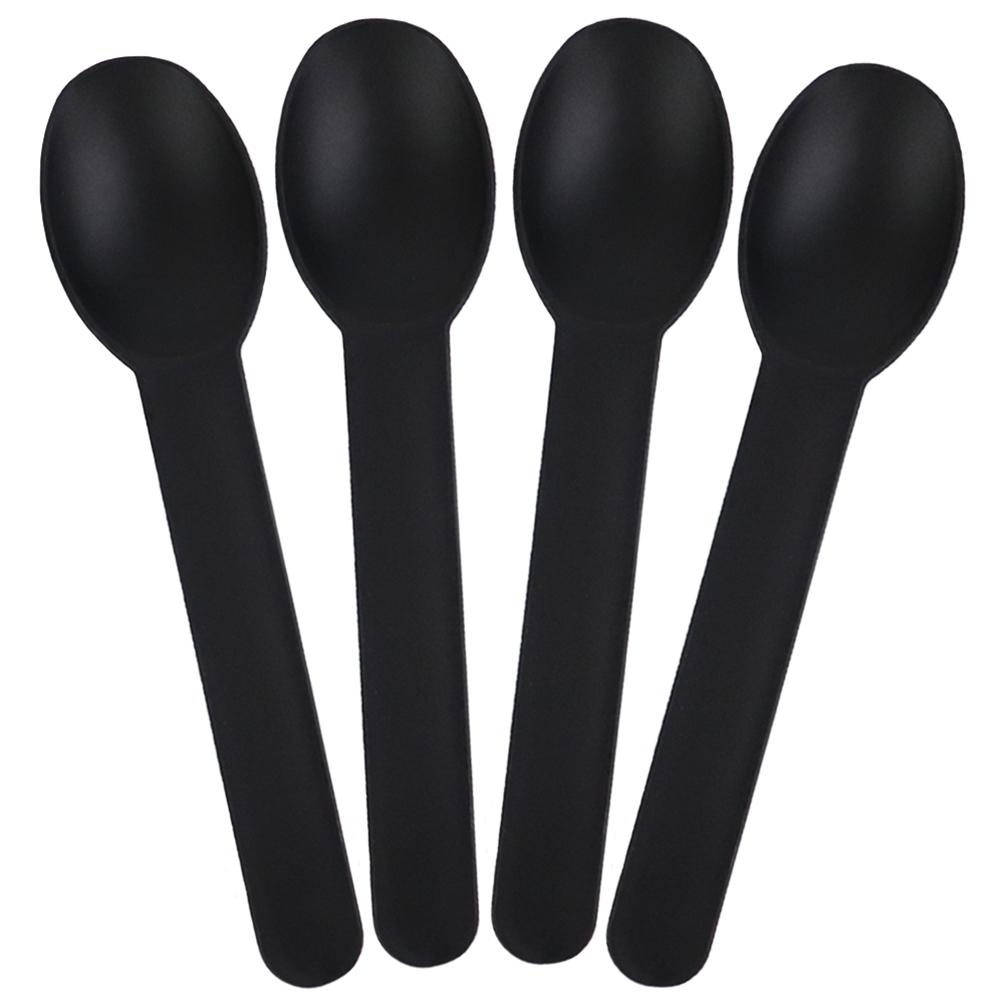 UNIQ® Black Heavy Duty Ice Cream Spoons