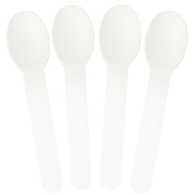UNIQ® White Heavy Duty Ice Cream Spoons