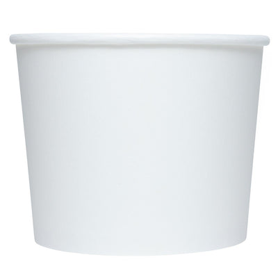 UNIQ® 16 oz White Eco-Friendly Compostable Ice Cream Cups