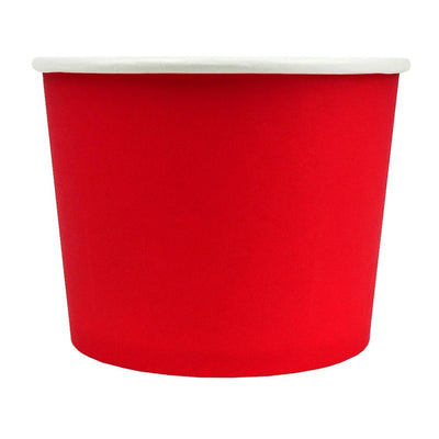 UNIQ® 16 oz Red Eco-Friendly Compostable Ice Cream Cups