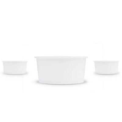 UNIQ® 5 oz White Ice Cream Cups