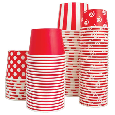 UNIQ® 5 oz Red Ice Cream Cups