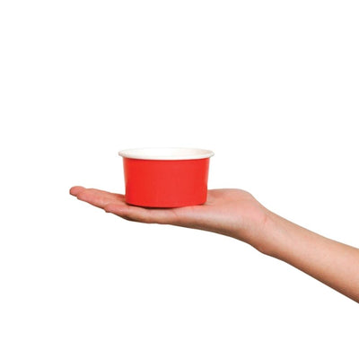 UNIQ® 5 oz Red Ice Cream Cups