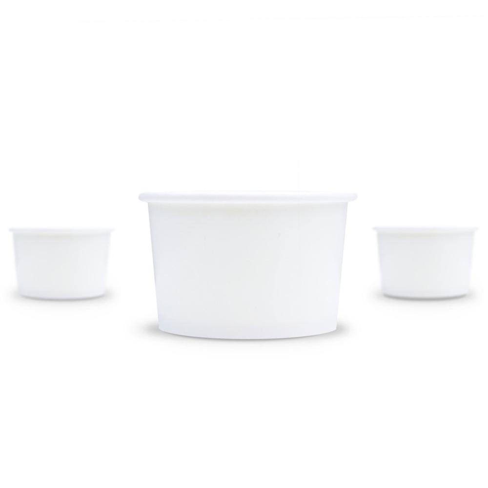 UNIQ® 4 oz White Ice Cream Cups