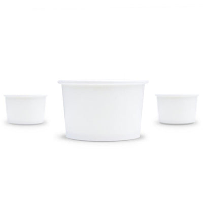 UNIQ® 4 oz White Ice Cream Cups