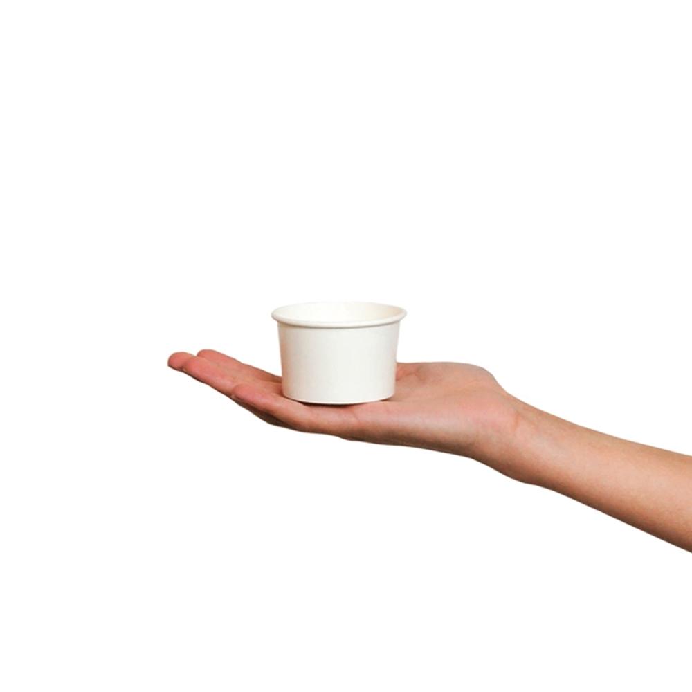 UNIQ® 4 oz White Ice Cream Cups