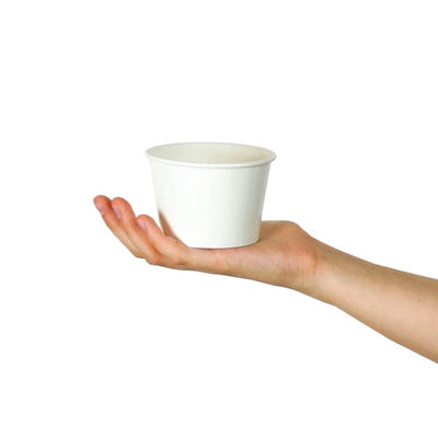UNIQ® 8 oz White Ice Cream Cups