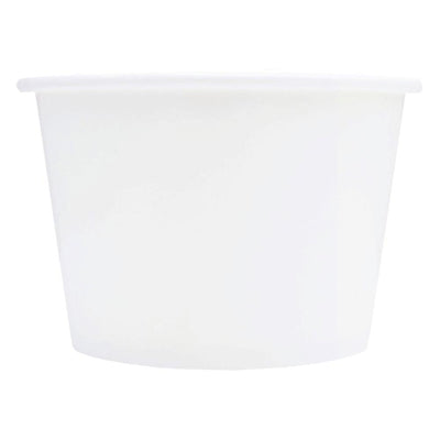 UNIQ® 8 oz White Ice Cream Cups