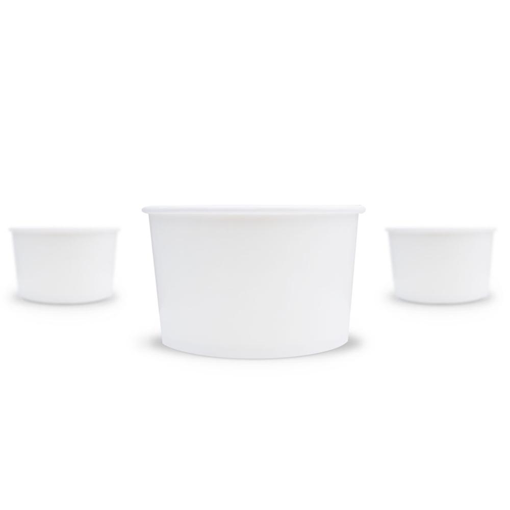UNIQ® 20 oz White Ice Cream Cups