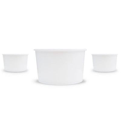 UNIQ® 20 oz White Ice Cream Cups
