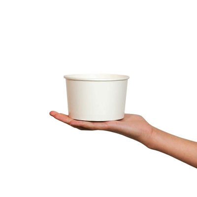 UNIQ® 20 oz White Ice Cream Cups