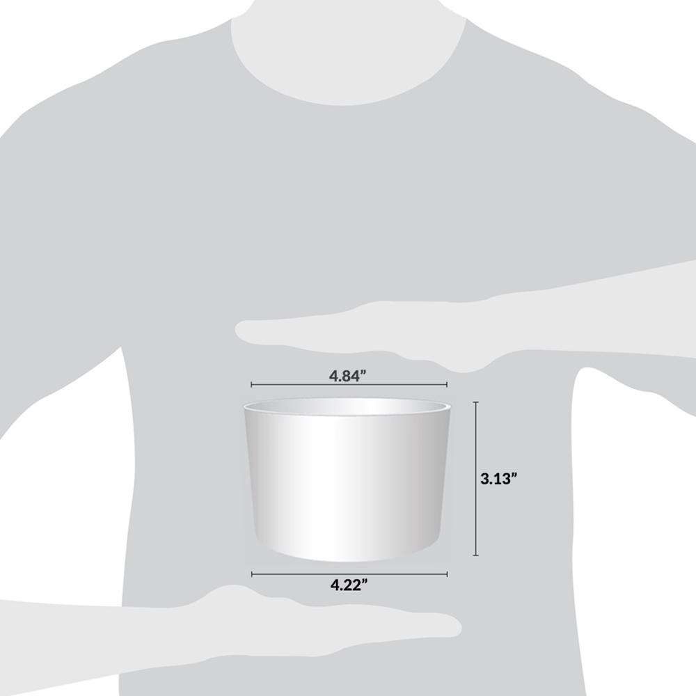 UNIQ® 20 oz White Ice Cream Cups