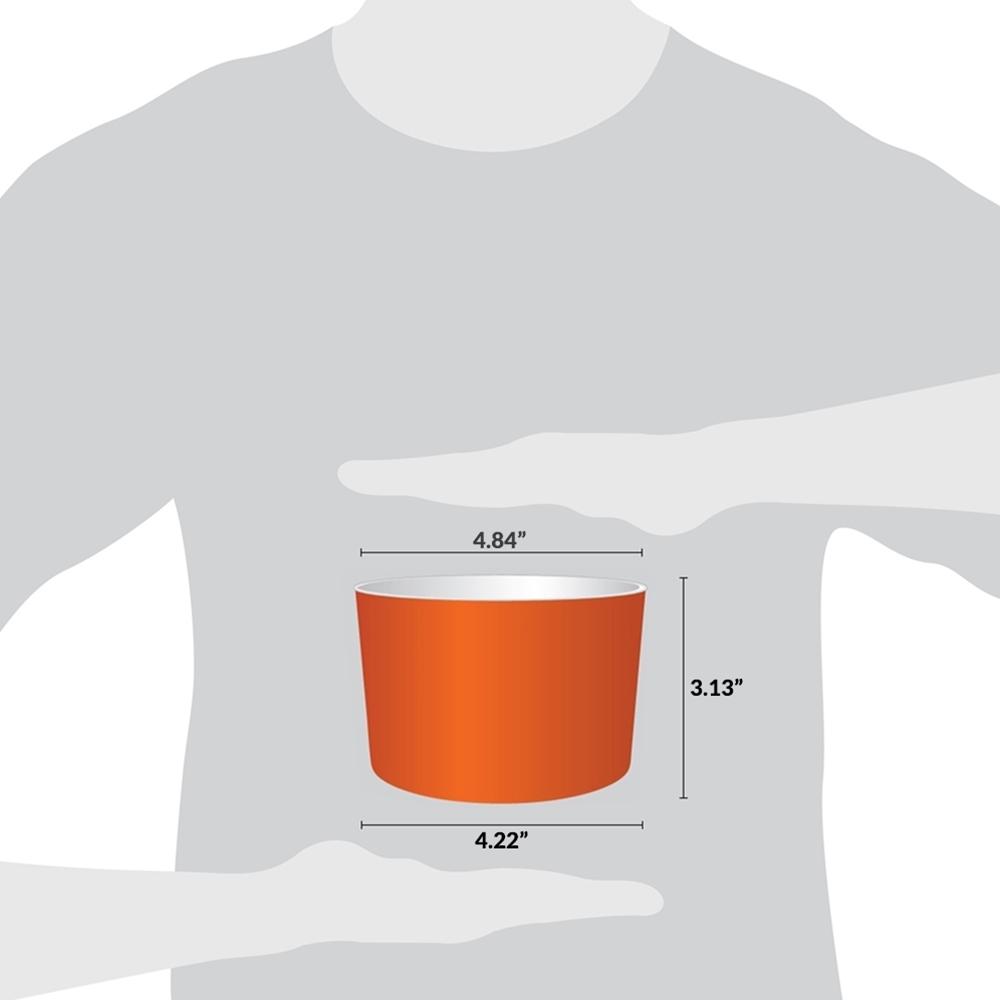 UNIQ® 20 oz Orange Ice Cream Cups