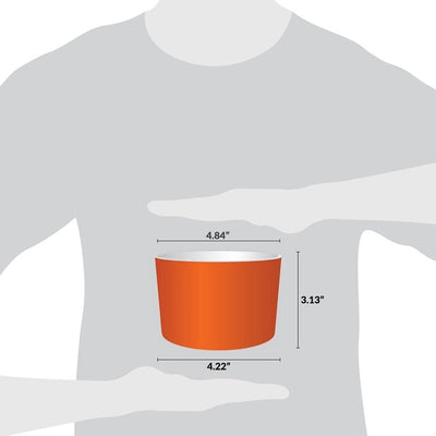 UNIQ® 20 oz Orange Ice Cream Cups