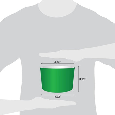 UNIQ® 20 oz Green Ice Cream Cups