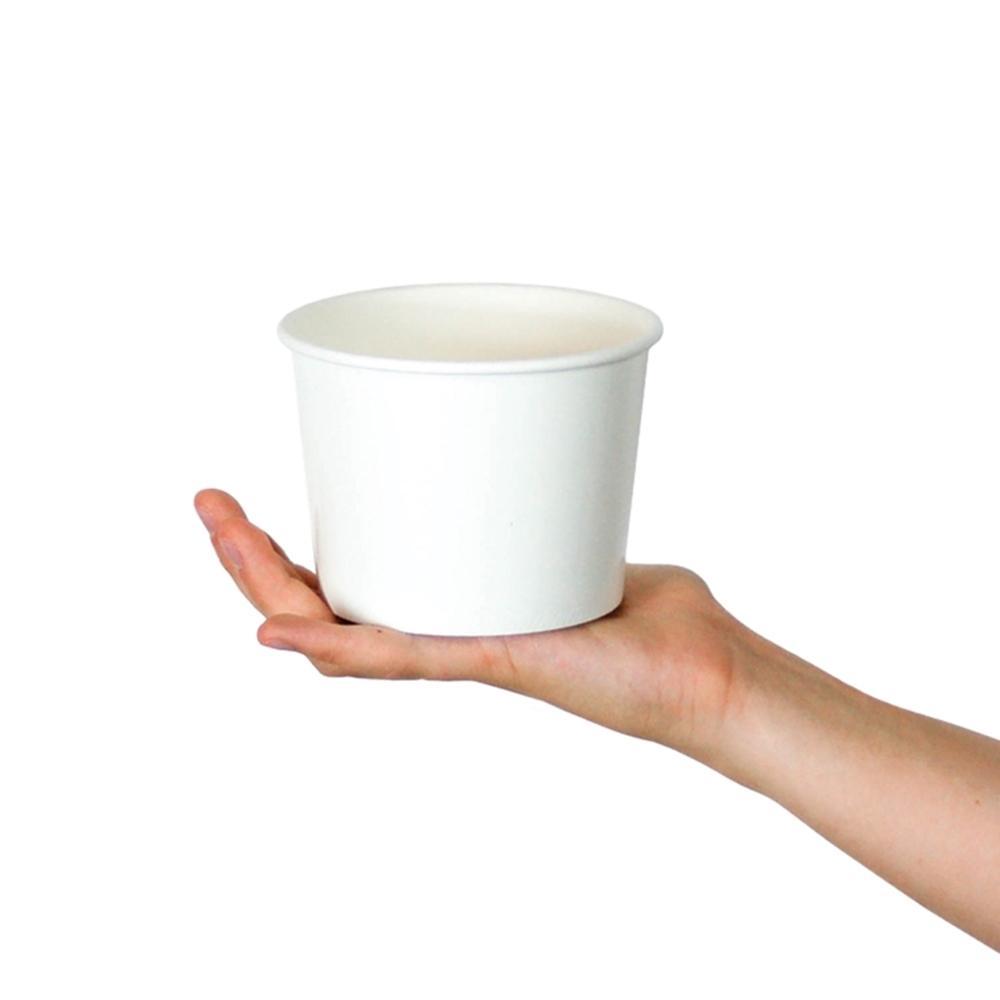 UNIQ® 16 oz White Ice Cream Cups