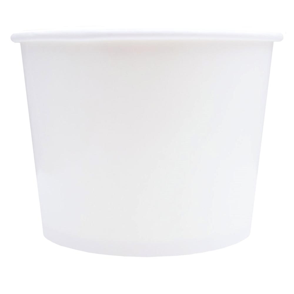 UNIQ® 16 oz White Ice Cream Cups