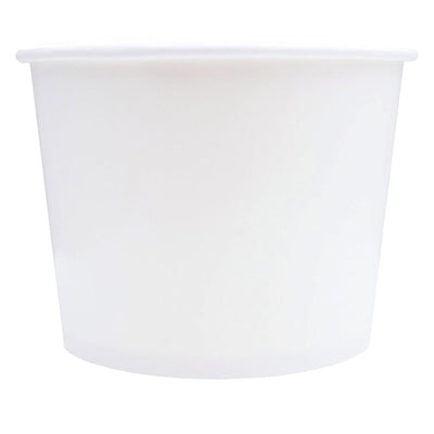 UNIQ® 16 oz White Ice Cream Cups