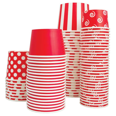 UNIQ® 16 oz Red Ice Cream Cups
