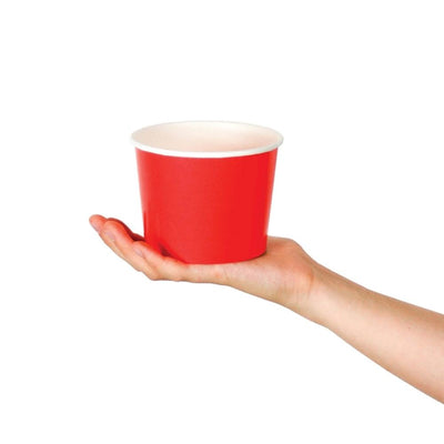 UNIQ® 16 oz Red Ice Cream Cups