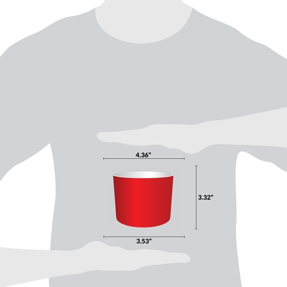 UNIQ® 16 oz Red Ice Cream Cups