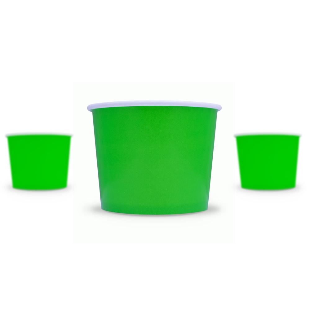 UNIQ® 12 oz Green Ice Cream Cups
