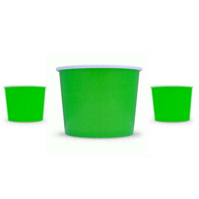 UNIQ® 12 oz Green Ice Cream Cups