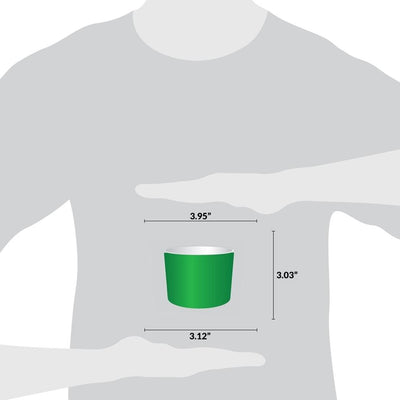 UNIQ® 12 oz Green Ice Cream Cups