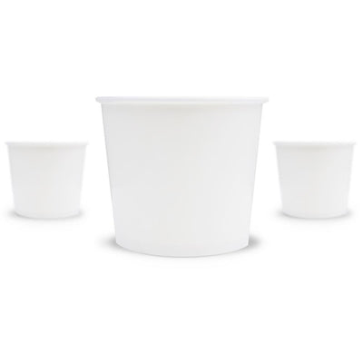 UNIQ® 12 oz White Ice Cream Cups