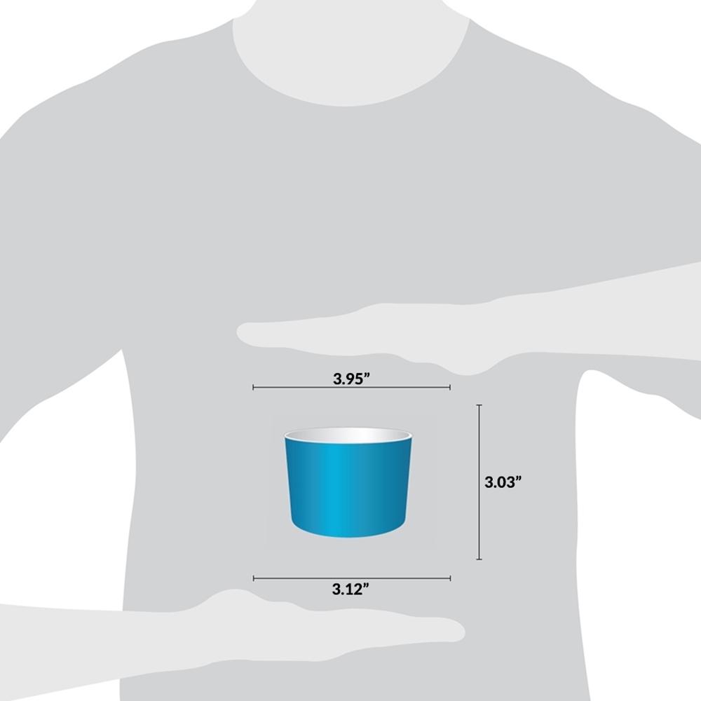 UNIQ® 12 oz Blue Ice Cream Cups
