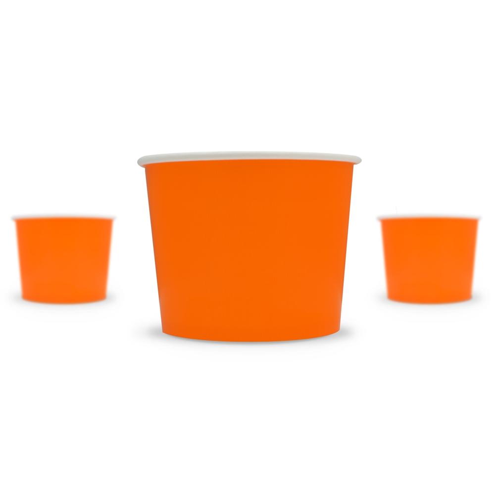 UNIQ® 12 oz Orange Ice Cream Cups