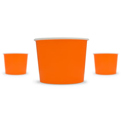 UNIQ® 12 oz Orange Ice Cream Cups