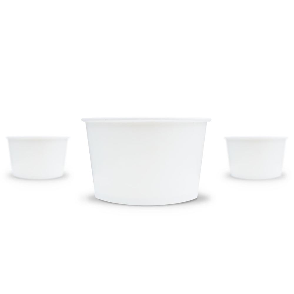 UNIQ® 24 oz White Ice Cream Cups