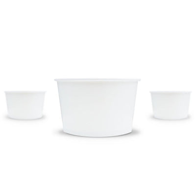 UNIQ® 24 oz White Ice Cream Cups