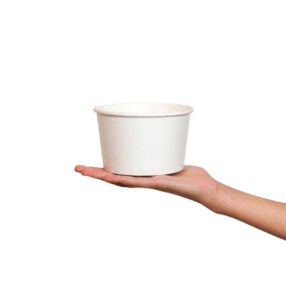 UNIQ® 24 oz White Ice Cream Cups