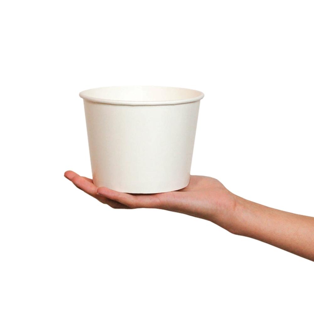 UNIQ® 32 oz White Ice Cream Cups