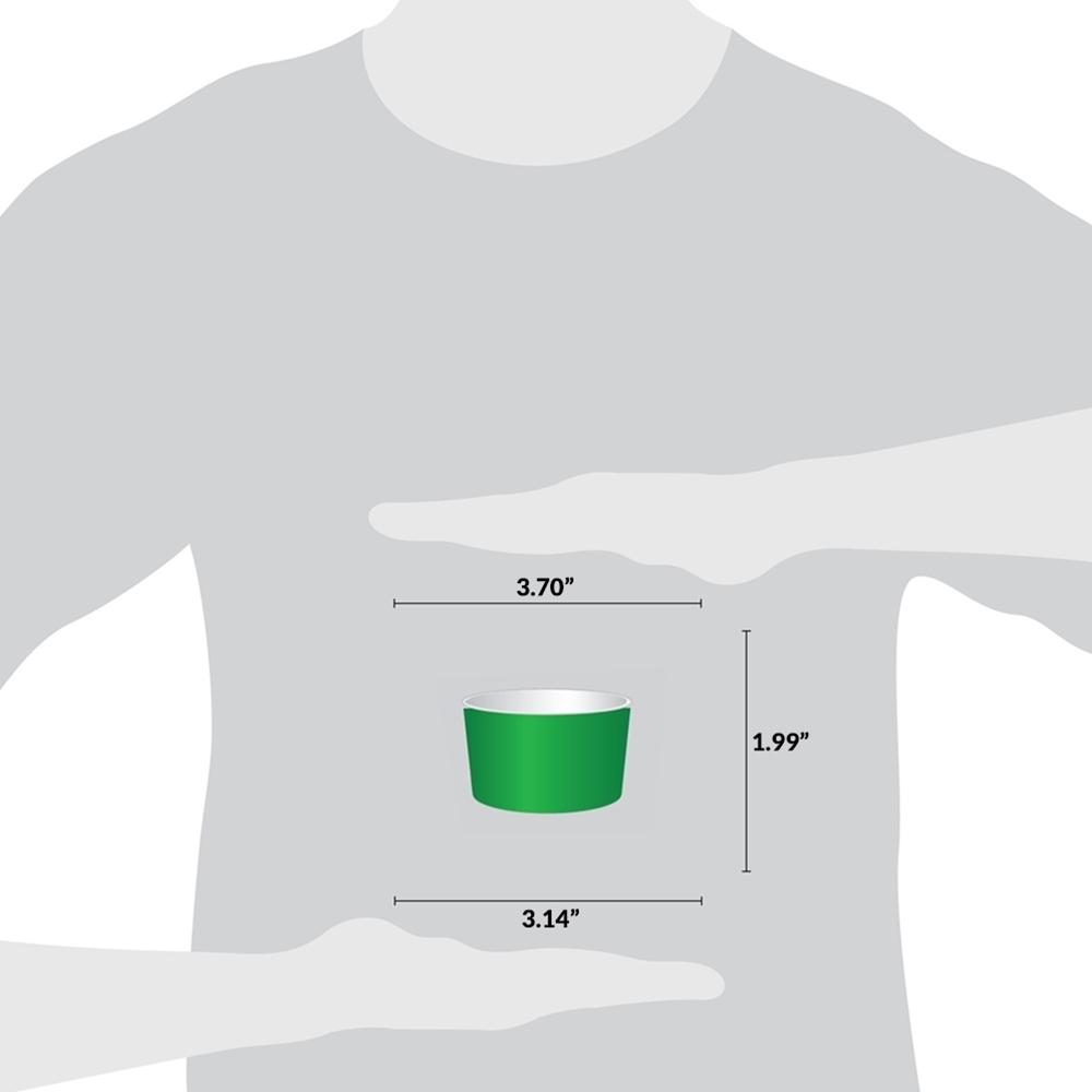 UNIQ® 6 oz Green Ice Cream Cups
