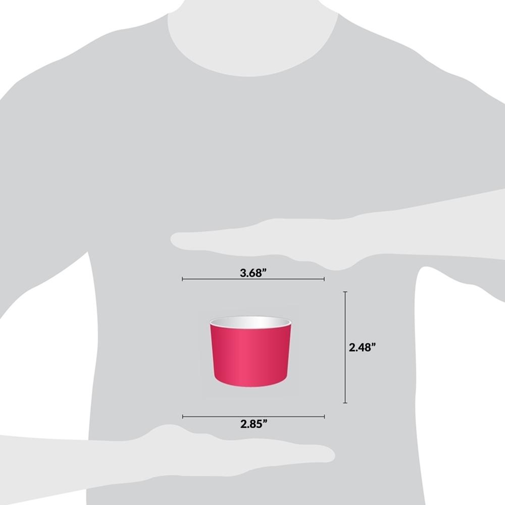 UNIQ® 8 oz Pink Ice Cream Cups