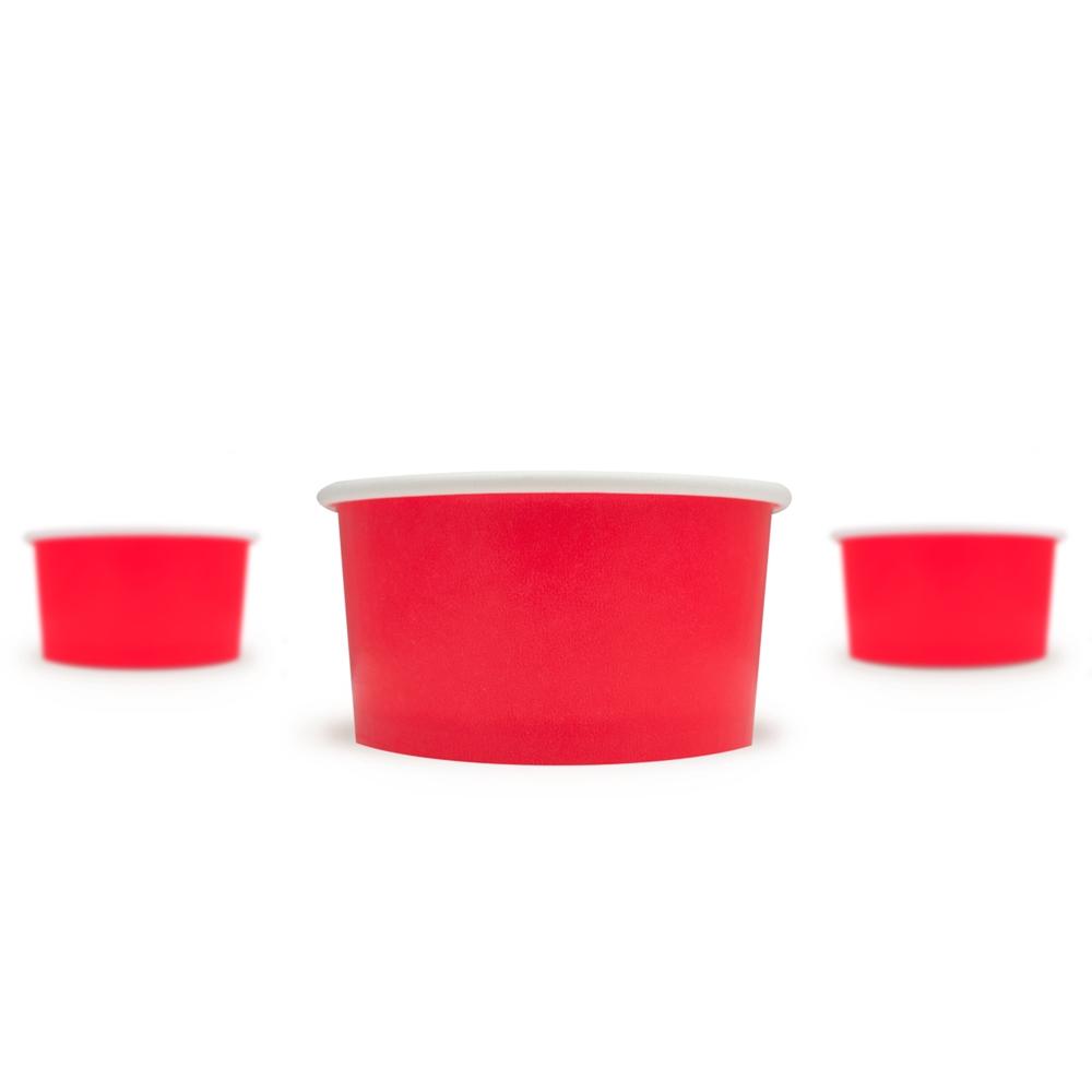 UNIQ® 6 oz Red Ice Cream Cups