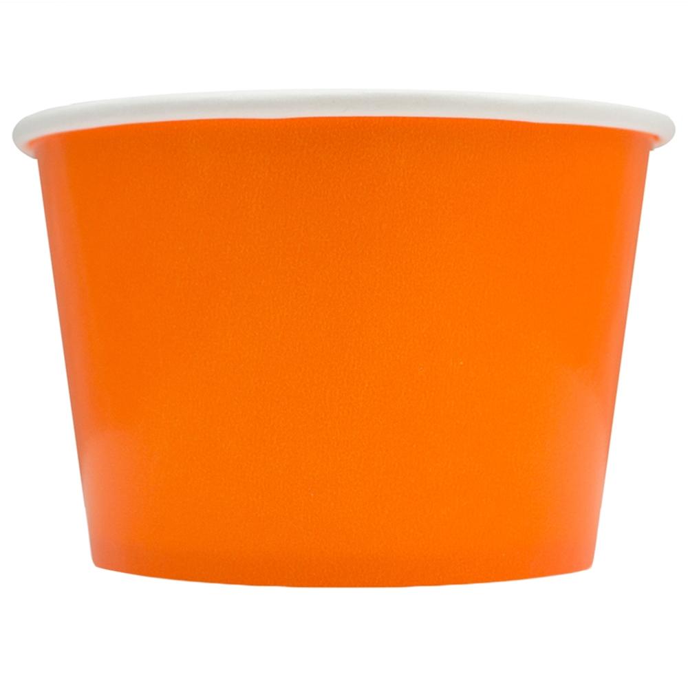 UNIQ® 8 oz Orange Ice Cream Cups