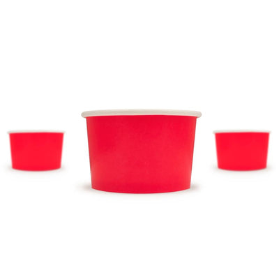 UNIQ® 4 oz Red Ice Cream Cups