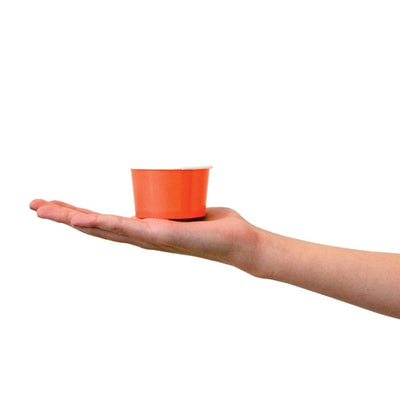 UNIQ® 4 oz Orange Ice Cream Cups