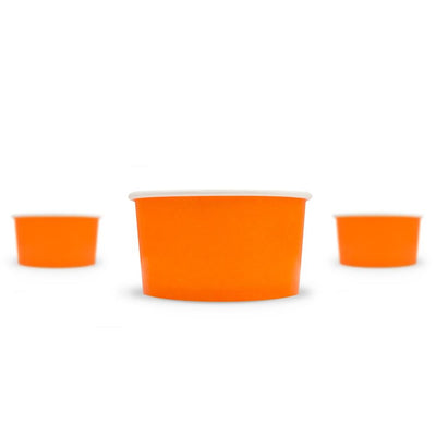 UNIQ® 6 oz Orange Ice Cream Cups