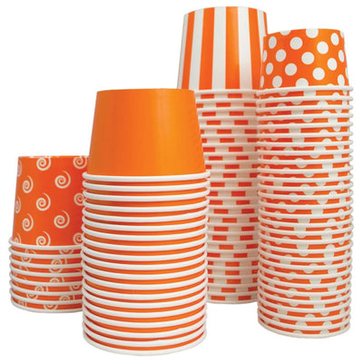 UNIQ® 6 oz Orange Ice Cream Cups