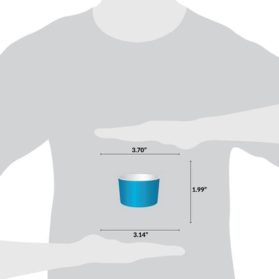 UNIQ® 6 oz Blue Ice Cream Cups