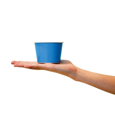 UNIQ® 8 oz Blue Ice Cream Cups